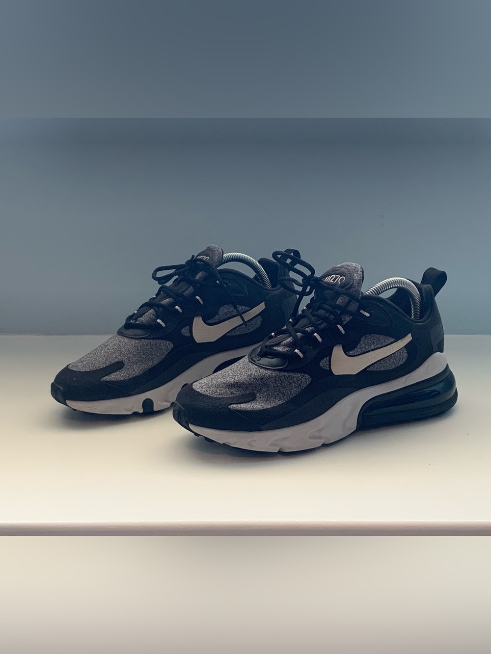 Nike Black & Gray Air Max 270-Style Trainers
